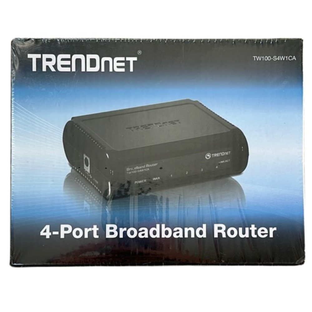 ✨Closet Refresh: TRENDnet 4-Port Broadband Router NEW